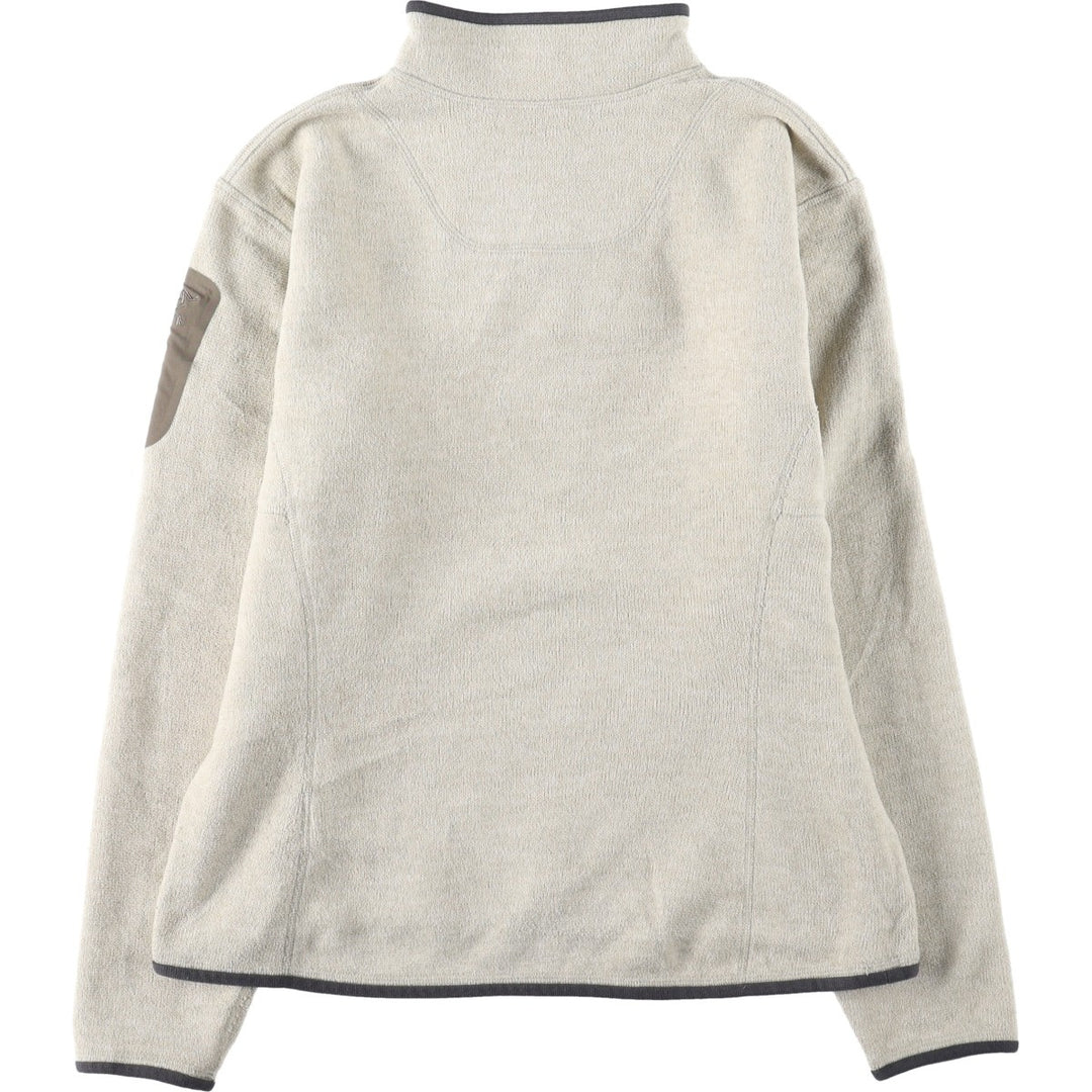 Arc'teryx Polartec Half-Zip Fleece Pullover, Made in Canada, Women's Size L (approx.) unclear ivory Vintage Second Hand