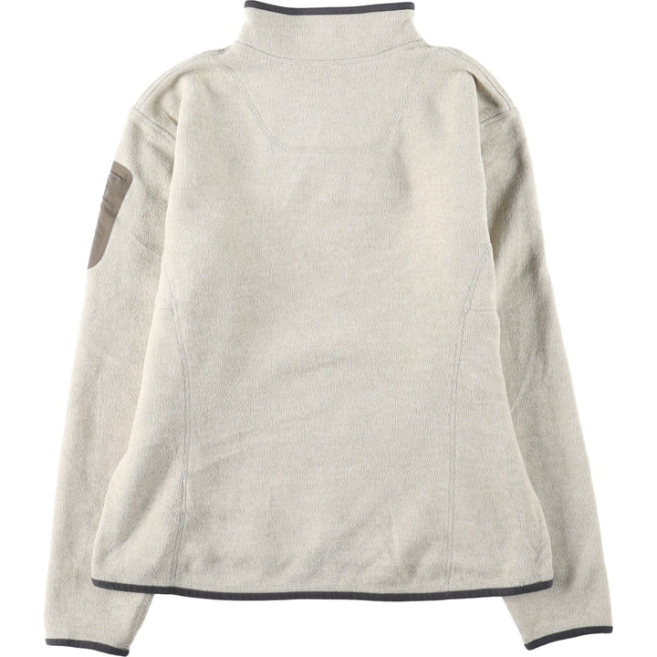 Arc'teryx Polartec Half-Zip Fleece Pullover, Made in Canada, Women's Size L (approx.) unclear ivory Vintage Second Hand