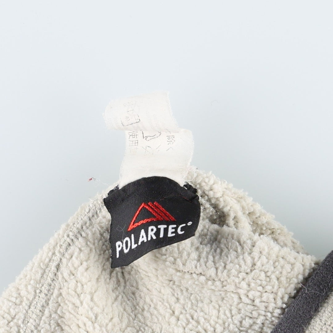 Arc'teryx Polartec Half-Zip Fleece Pullover, Made in Canada, Women's Size L (approx.) unclear ivory Vintage Second Hand