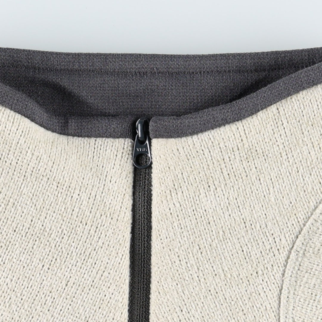 Arc'teryx Polartec Half-Zip Fleece Pullover, Made in Canada, Women's Size L (approx.) unclear ivory Vintage Second Hand
