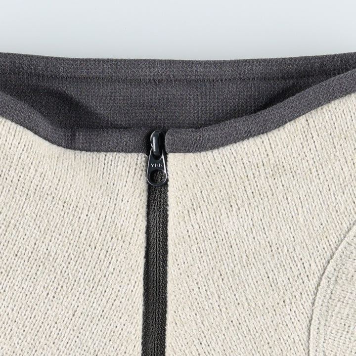 Arc'teryx Polartec Half-Zip Fleece Pullover, Made in Canada, Women's Size L (approx.) unclear ivory Vintage Second Hand