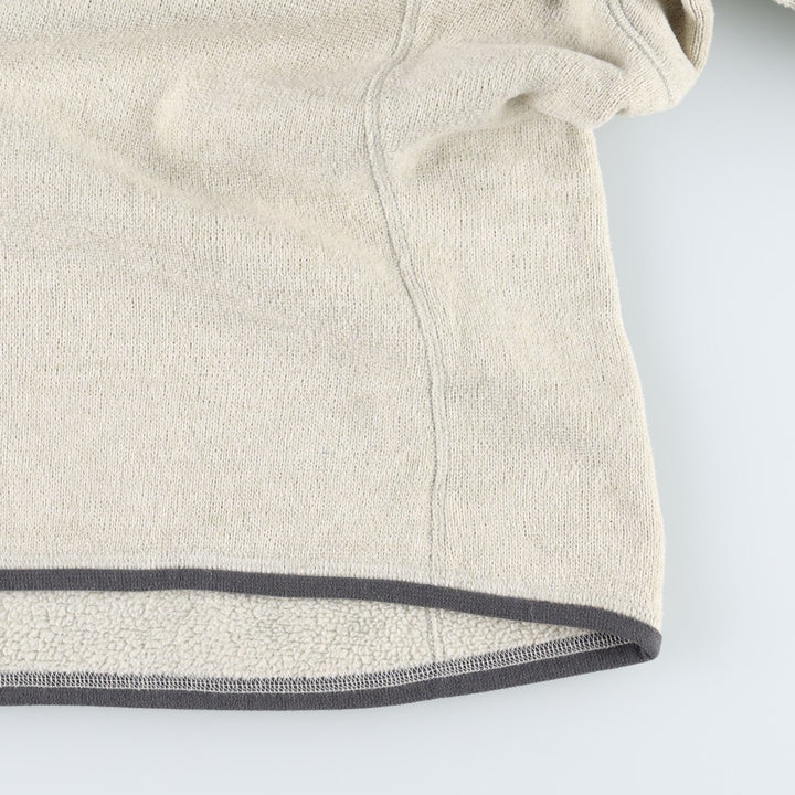 Arc'teryx Polartec Half-Zip Fleece Pullover, Made in Canada, Women's Size L (approx.) unclear ivory Vintage Second Hand