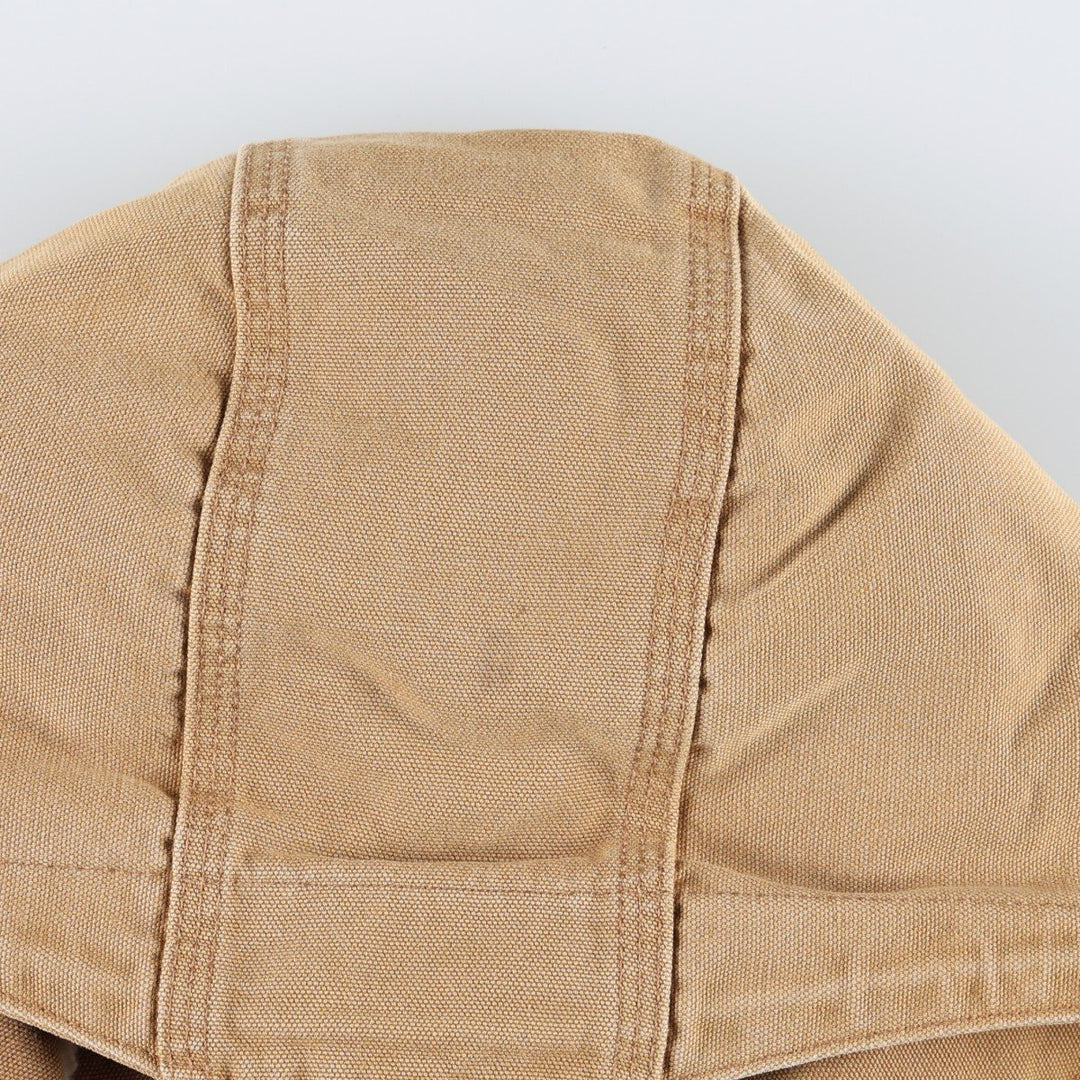 Carhartt Active Jacket, Padded Duck Full-Zip Hoodie, Women's Size S (approx.) cotton beige type brown Vintage Second Hand