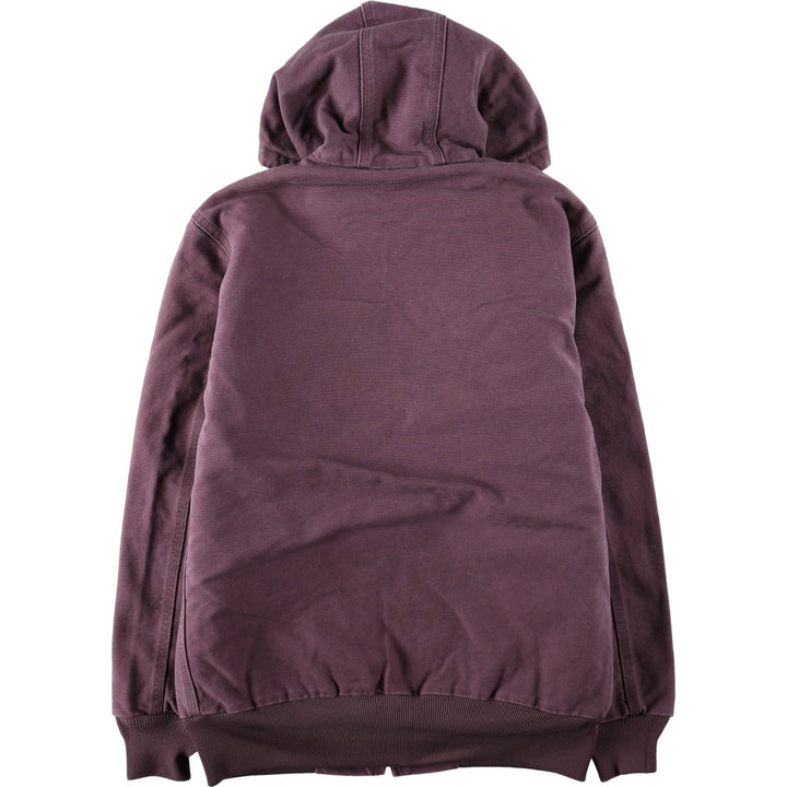 Carhartt WJ130 DPM Active Jacket Duck Full-Zip Hoodie (Women's Size M) cotton purple type Vintage Second Hand