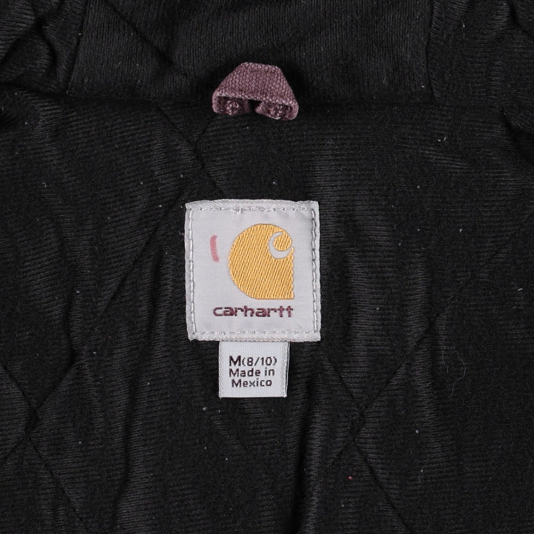 Carhartt WJ130 DPM Active Jacket Duck Full-Zip Hoodie (Women's Size M) cotton purple type Vintage Second Hand