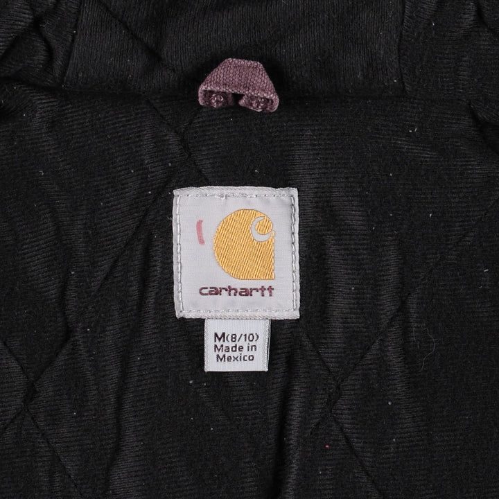 Carhartt WJ130 DPM Active Jacket Duck Full-Zip Hoodie (Women's Size M) cotton purple type Vintage Second Hand