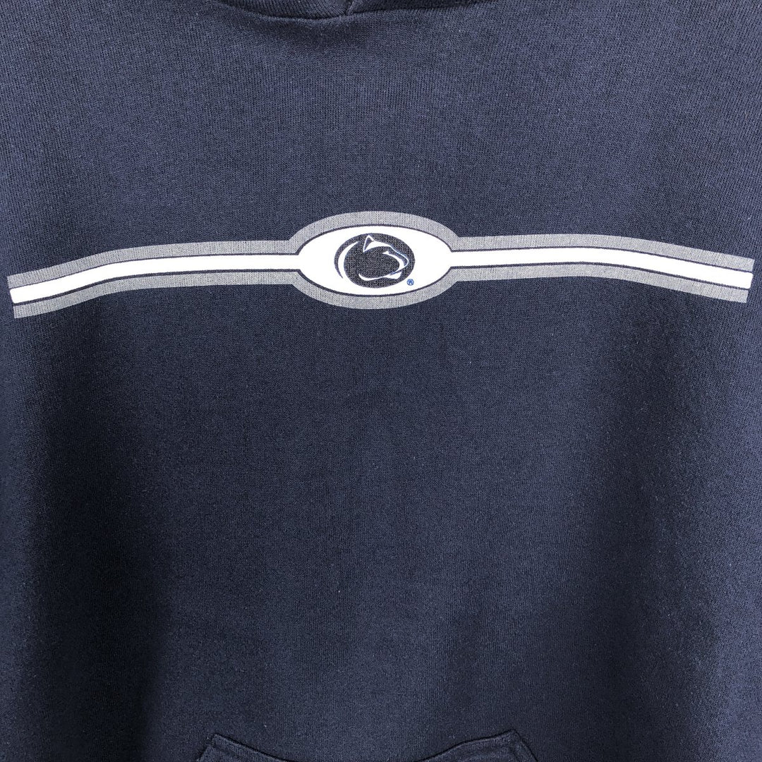 TULTEX College Sweat Pullover Hoodie, Men's Size XL (approx.) cotton navy blue type Vintage Second Hand
