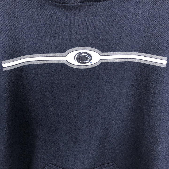 TULTEX College Sweat Pullover Hoodie, Men's Size XL (approx.) cotton navy blue type Vintage Second Hand