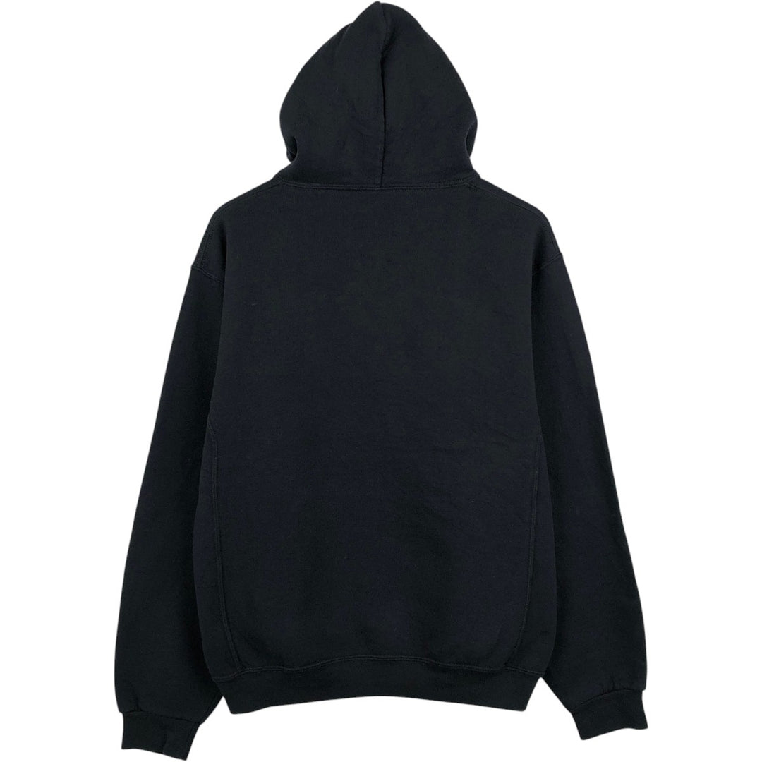 Russell College Sweatshirt Pullover Hoodie, Men's Size M cotton black type Vintage Second Hand