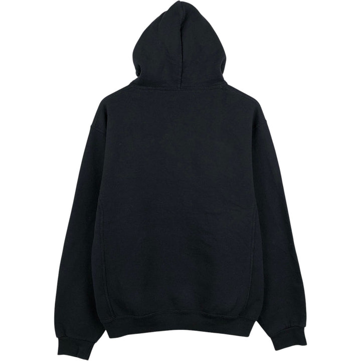 Russell College Sweatshirt Pullover Hoodie, Men's Size M cotton black type Vintage Second Hand
