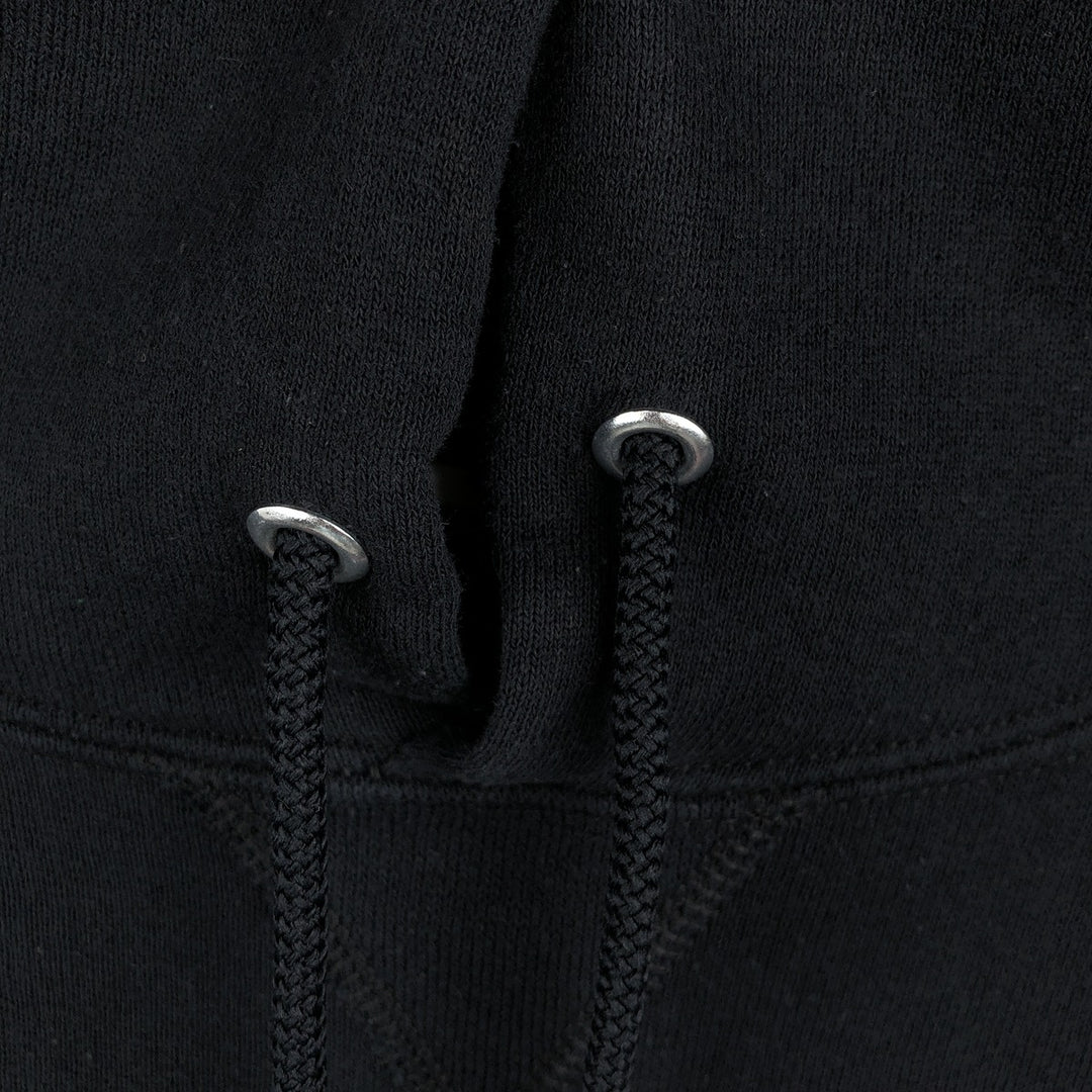 Russell College Sweatshirt Pullover Hoodie, Men's Size M cotton black type Vintage Second Hand
