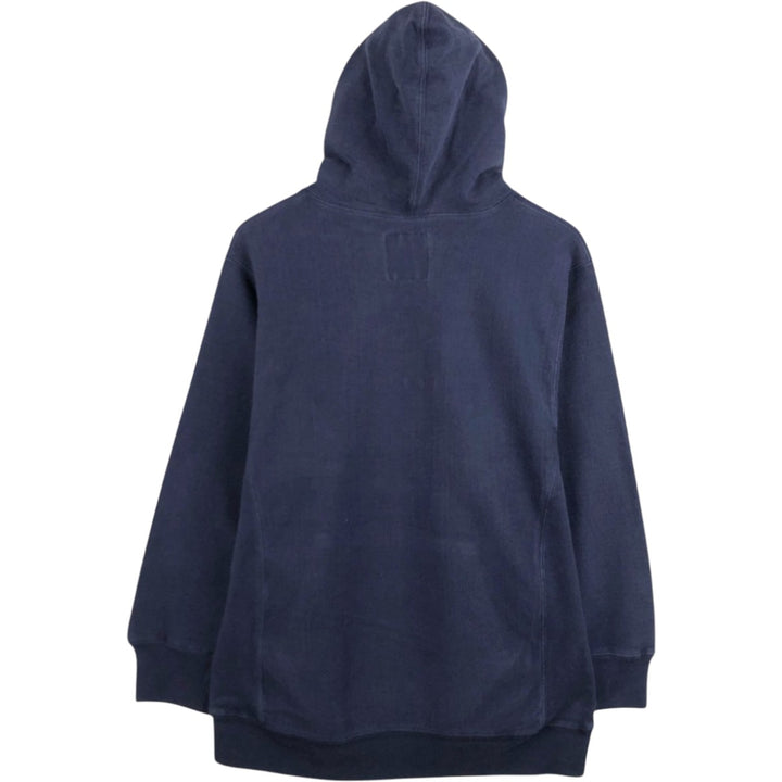 Steve & Barrys MICHIGAN University of Michigan College Sweatshirt Pullover Hoodie (Men's Size M) cotton navy blue type Vintage Second Hand