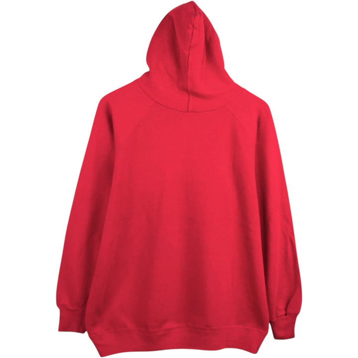 80'S ARTEX College Sweatshirt Pullover Hoodie, Made in USA, Men's Size L (Equivalent), Vintage cotton red type Vintage Second Hand