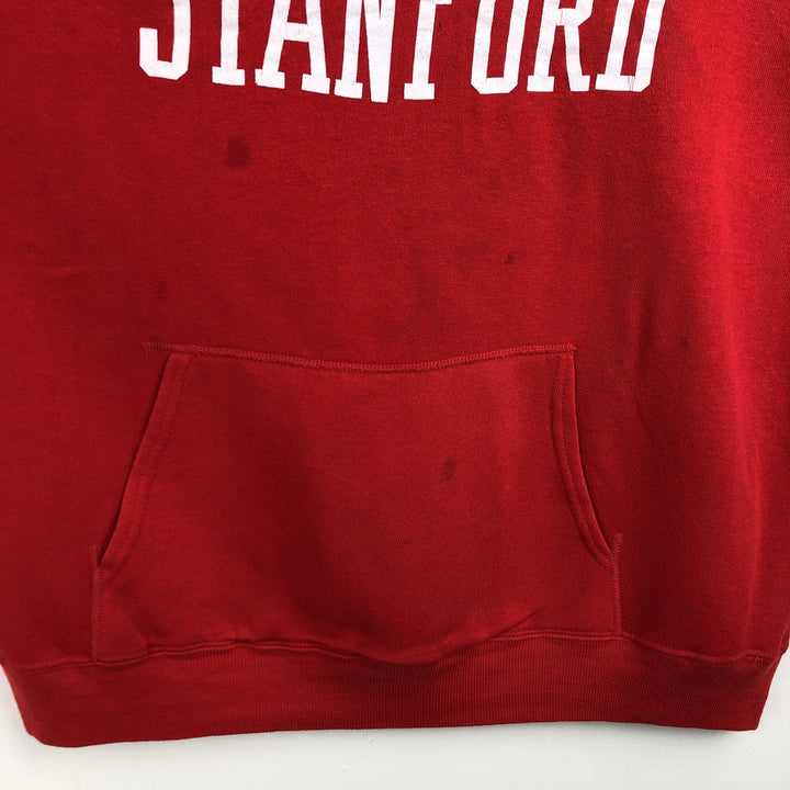 80'S ARTEX College Sweatshirt Pullover Hoodie, Made in USA, Men's Size L (Equivalent), Vintage cotton red type Vintage Second Hand