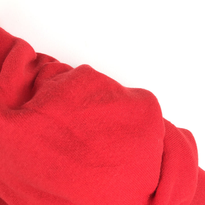80'S ARTEX College Sweatshirt Pullover Hoodie, Made in USA, Men's Size L (Equivalent), Vintage cotton red type Vintage Second Hand