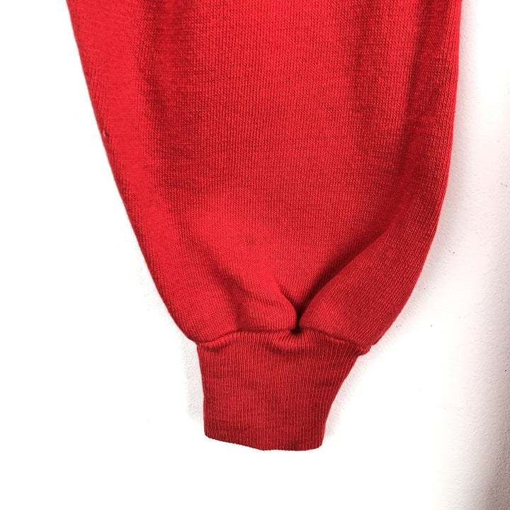 80'S ARTEX College Sweatshirt Pullover Hoodie, Made in USA, Men's Size L (Equivalent), Vintage cotton red type Vintage Second Hand