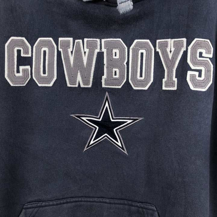 NFL Dallas Cowboys Men's XL Pullover Sweatshirt cotton navy blue type Vintage Second Hand