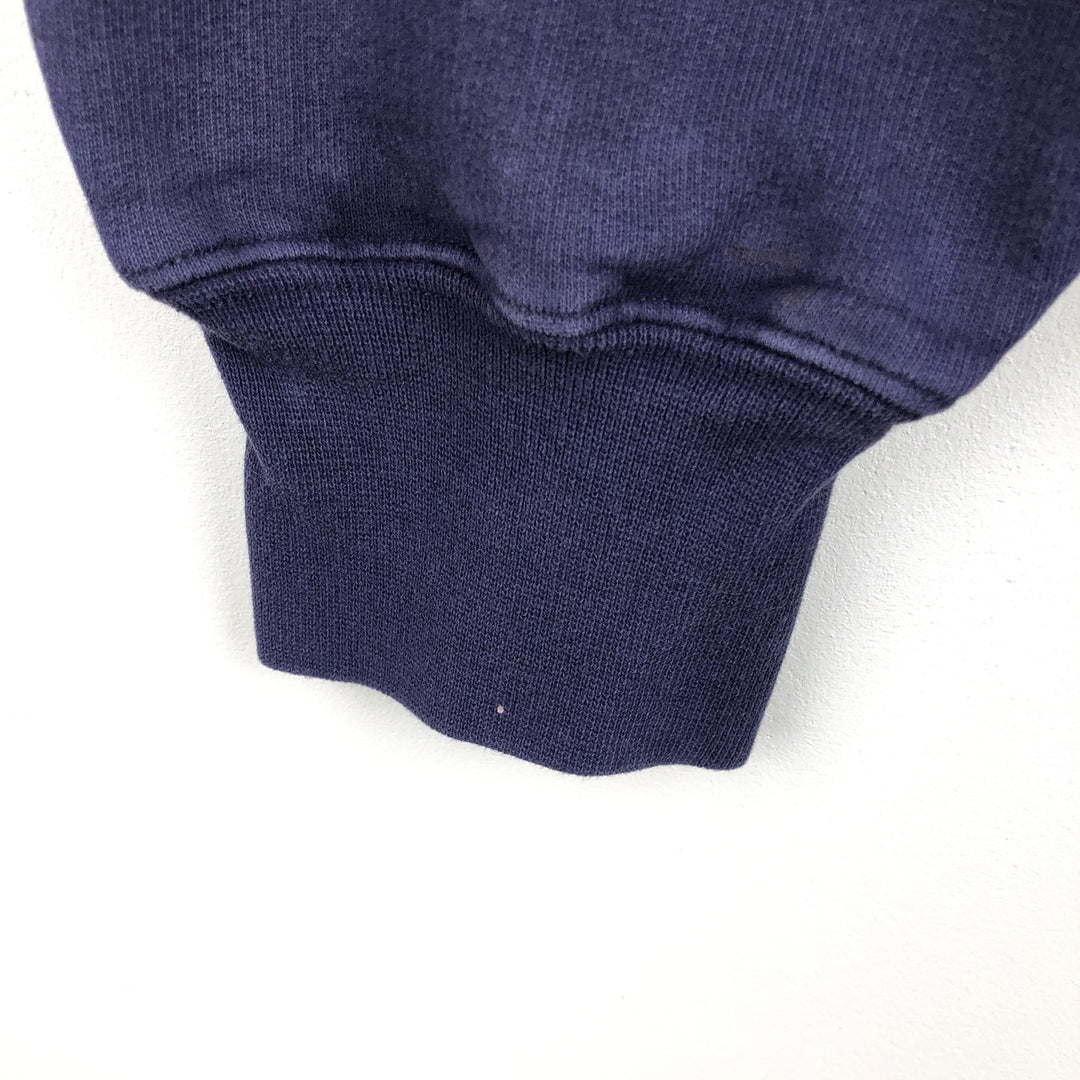 2000'S Majestic MLB Chicago Cubs sweatshirt pullover hoodie, made in Canada, men's size L equivalent. cotton navy blue type Vintage Second Hand