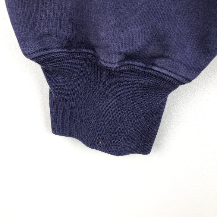 2000'S Majestic MLB Chicago Cubs sweatshirt pullover hoodie, made in Canada, men's size L equivalent. cotton navy blue type Vintage Second Hand