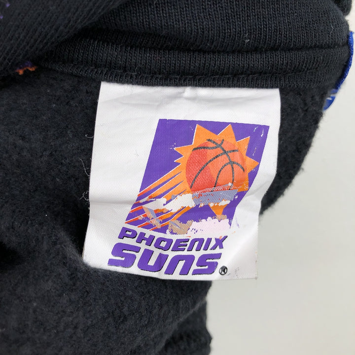 90'S Starter NBA Phoenix Suns Sweatshirt Pullover Hoodie, Men's Size L (approx.), Vintage polyester black type Vintage Second Hand