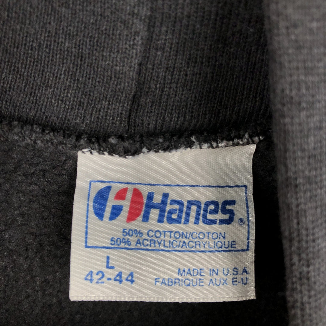 1990'S Hanes MLB San Francisco Giants Sweatshirt Pullover Hoodie, Made in USA, Men's Size L (Equivalent), Vintage cotton black type Vintage Second Hand
