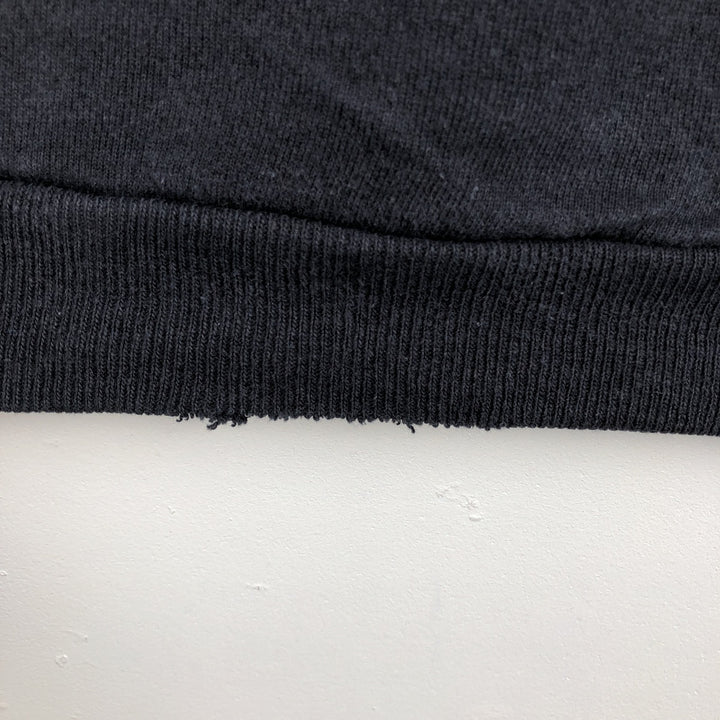 1990'S Hanes MLB San Francisco Giants Sweatshirt Pullover Hoodie, Made in USA, Men's Size L (Equivalent), Vintage cotton black type Vintage Second Hand