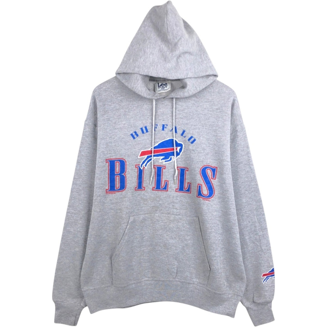 90'S Lee SPORT NFL BUFFALO BILLS Buffalo Bills Sweatshirt Pullover Hoodie, Men's Size M (approx.), Vintage unclear gray type Vintage Second Hand
