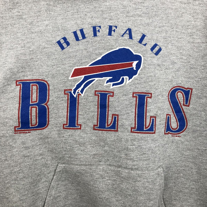 90'S Lee SPORT NFL BUFFALO BILLS Buffalo Bills Sweatshirt Pullover Hoodie, Men's Size M (approx.), Vintage unclear gray type Vintage Second Hand