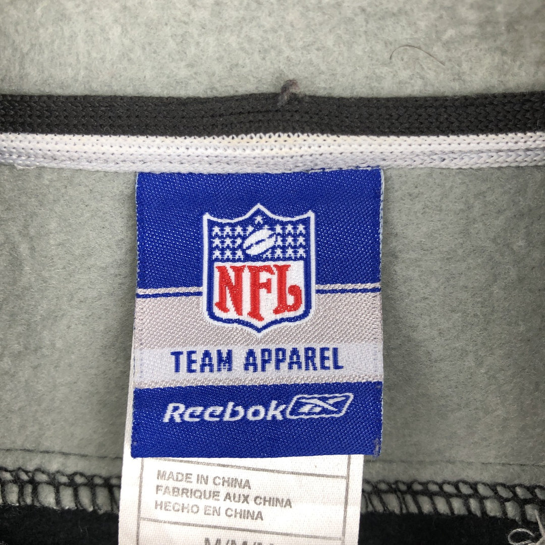 NFL Las Vegas Raiders sweatshirt pullover hoodie, men's size M (approx.) cotton black type Vintage Second Hand