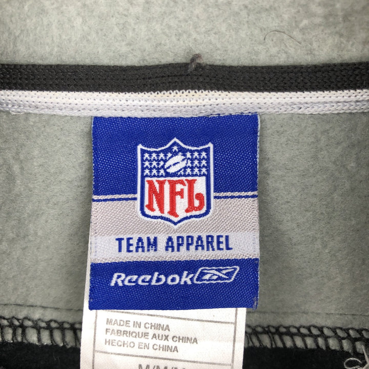NFL Las Vegas Raiders sweatshirt pullover hoodie, men's size M (approx.) cotton black type Vintage Second Hand