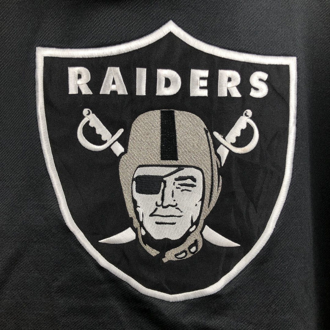 NFL Las Vegas Raiders sweatshirt pullover hoodie, men's size M (approx.) cotton black type Vintage Second Hand