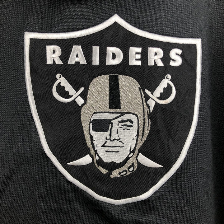 NFL Las Vegas Raiders sweatshirt pullover hoodie, men's size M (approx.) cotton black type Vintage Second Hand
