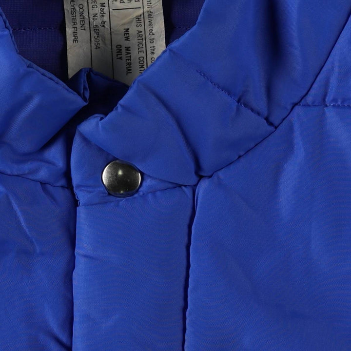 70s-80'S AVON SPORTSWEAR Chevy Trucks Advertising Padded Vest, Made in Canada, Men's Size M (approx.), Vintage Nylon blue type Vintage Second Hand