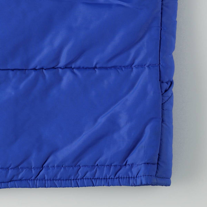 70s-80'S AVON SPORTSWEAR Chevy Trucks Advertising Padded Vest, Made in Canada, Men's Size M (approx.), Vintage Nylon blue type Vintage Second Hand