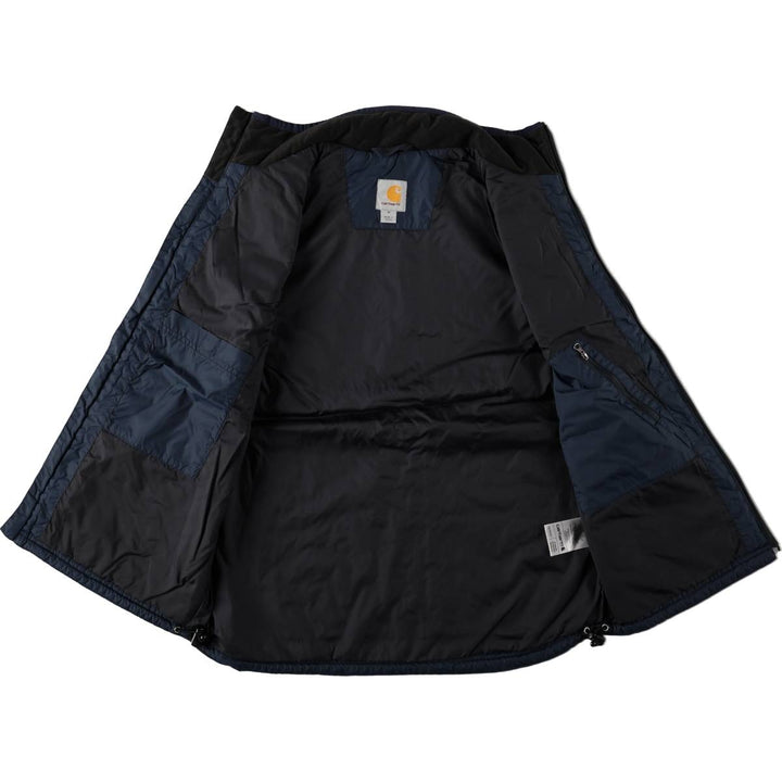 Carhartt United Airlines Advertising Padded Vest, Men's Size M (approx.) Nylon navy blue type Vintage Second Hand