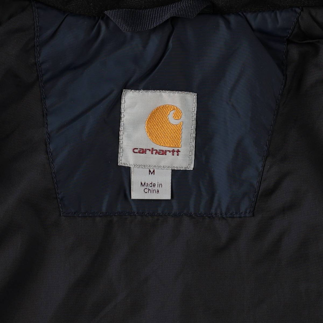 Carhartt United Airlines Advertising Padded Vest, Men's Size M (approx.) Nylon navy blue type Vintage Second Hand