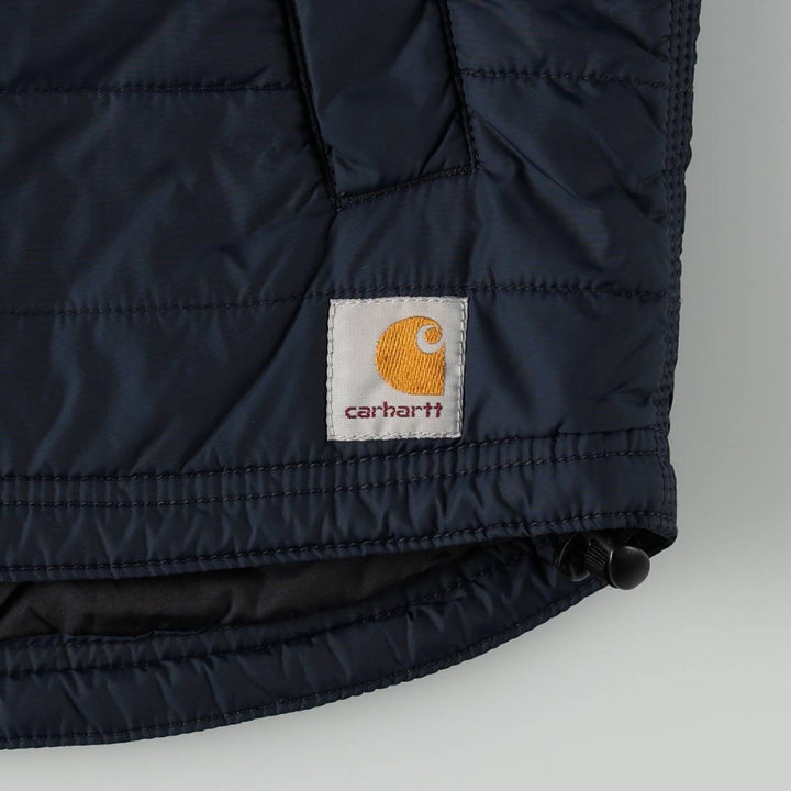 Carhartt United Airlines Advertising Padded Vest, Men's Size M (approx.) Nylon navy blue type Vintage Second Hand