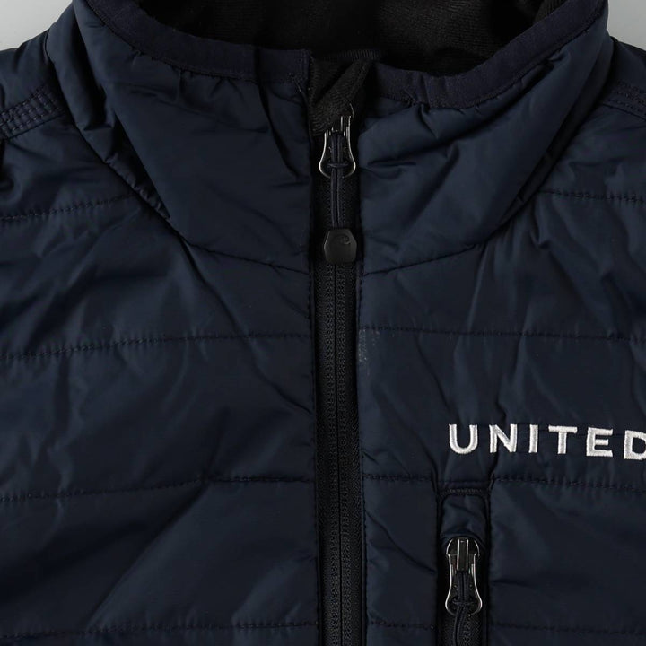 Carhartt United Airlines Advertising Padded Vest, Men's Size M (approx.) Nylon navy blue type Vintage Second Hand