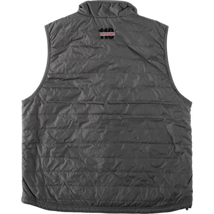 Carhartt Warfel Construction Advertising Padded Vest, Men's Size L (approx.) Nylon gray type Vintage Second Hand
