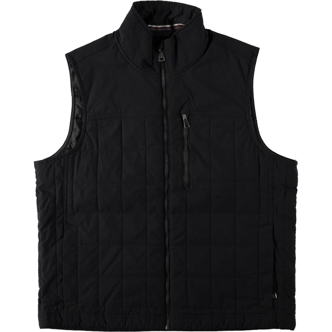 Orvis padded vest, men's size L (approx.) Nylon black type Vintage Second Hand