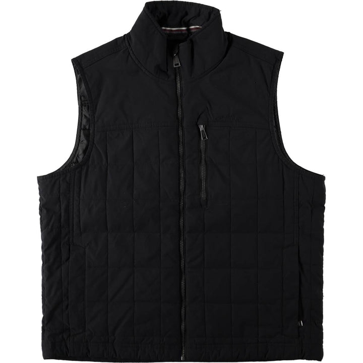 Orvis padded vest, men's size L (approx.) Nylon black type Vintage Second Hand