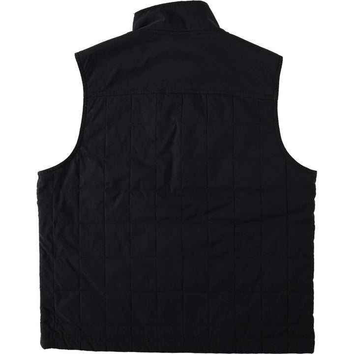 Orvis padded vest, men's size L (approx.) Nylon black type Vintage Second Hand