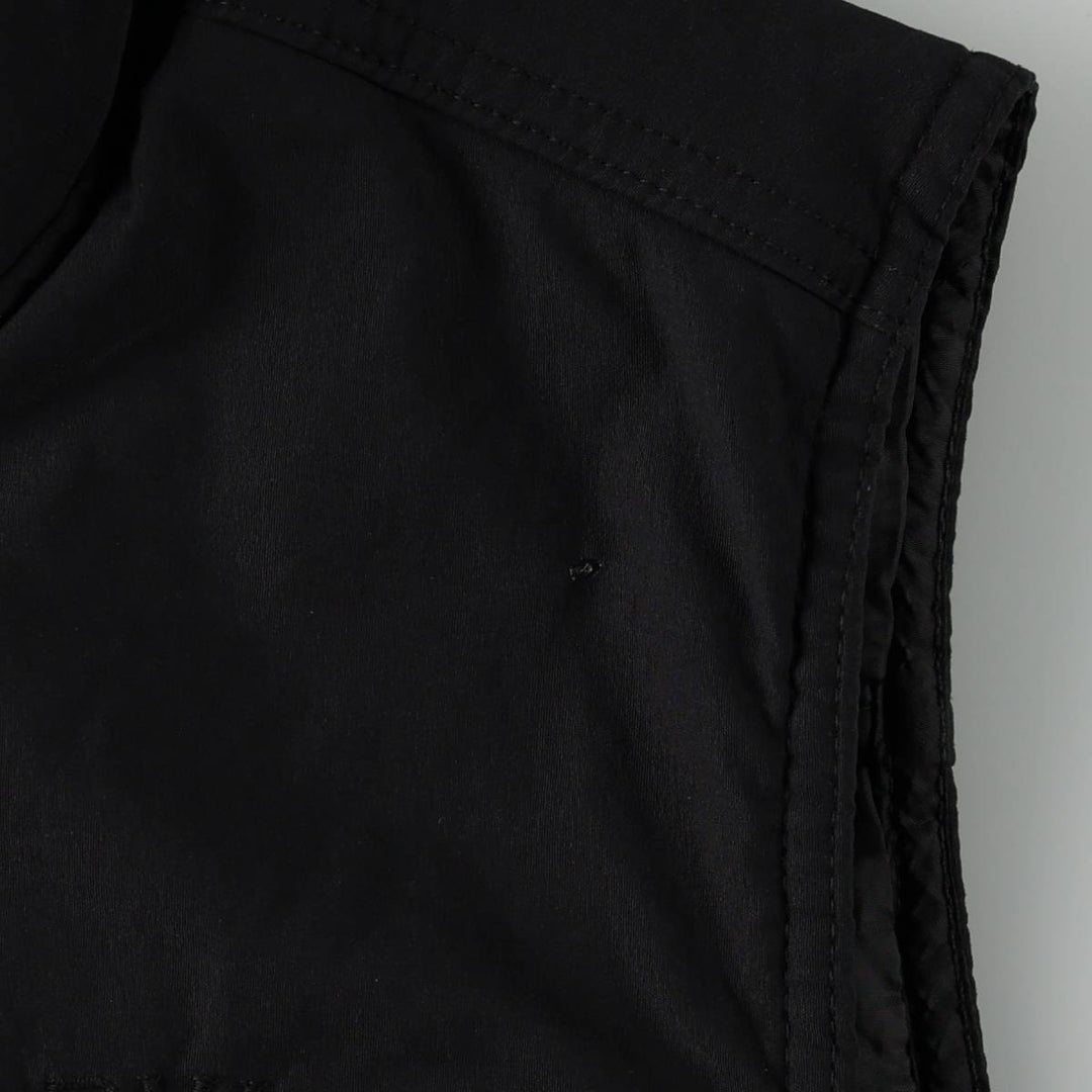 Orvis padded vest, men's size L (approx.) Nylon black type Vintage Second Hand