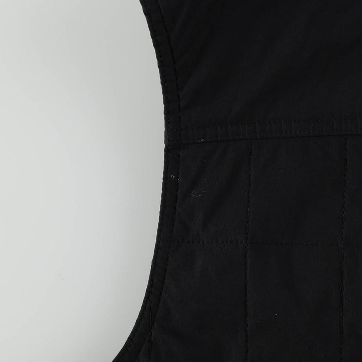 Orvis padded vest, men's size L (approx.) Nylon black type Vintage Second Hand