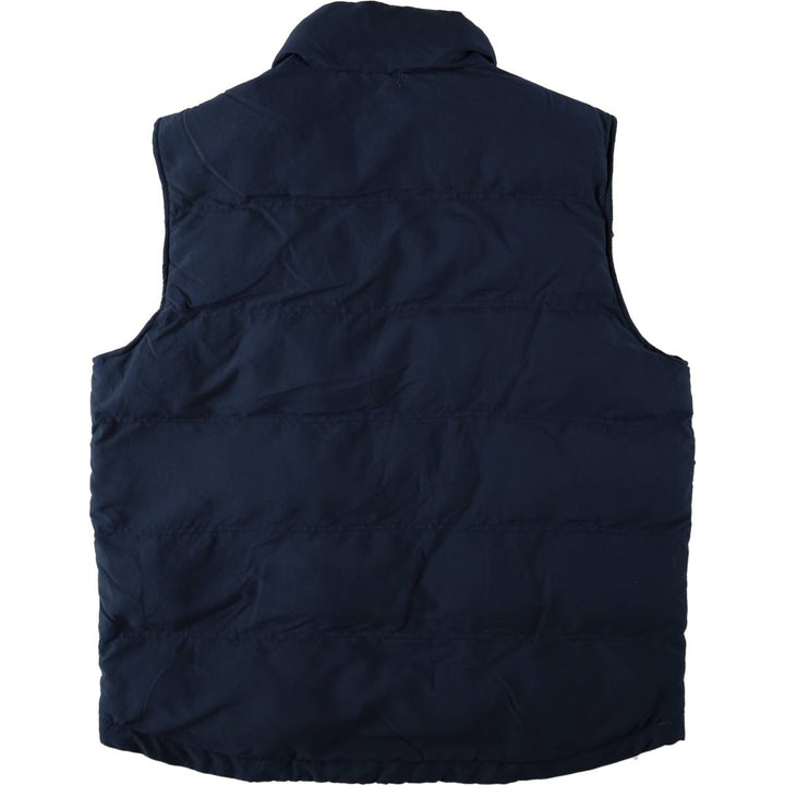 90s-00'S St. John's Bay padded vest, men's size M, vintage. polyester navy blue type Vintage Second Hand