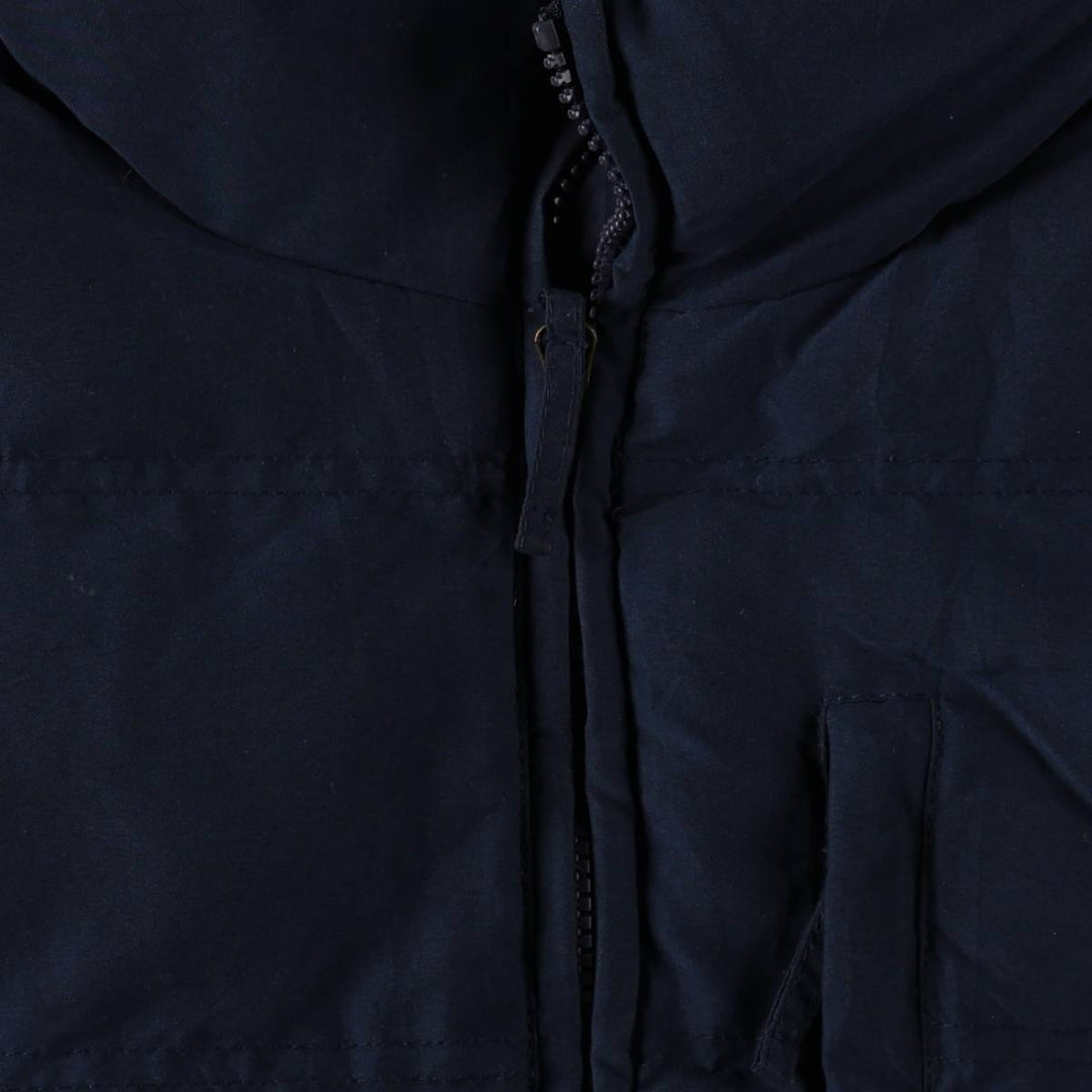 90s-00'S St. John's Bay padded vest, men's size M, vintage. polyester navy blue type Vintage Second Hand