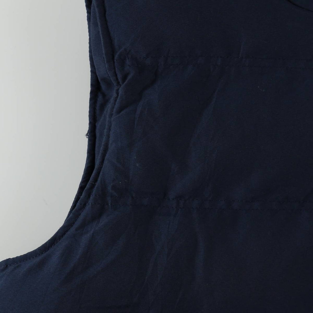 90s-00'S St. John's Bay padded vest, men's size M, vintage. polyester navy blue type Vintage Second Hand