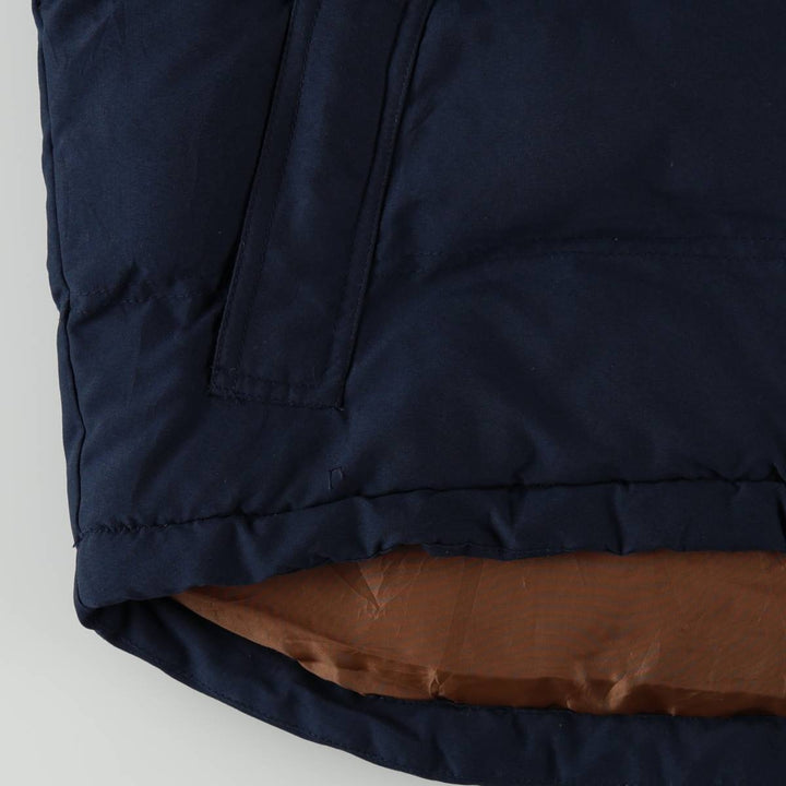 90s-00'S St. John's Bay padded vest, men's size M, vintage. polyester navy blue type Vintage Second Hand
