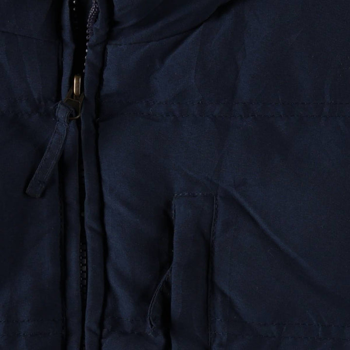 90s-00'S St. John's Bay padded vest, men's size M, vintage. polyester navy blue type Vintage Second Hand