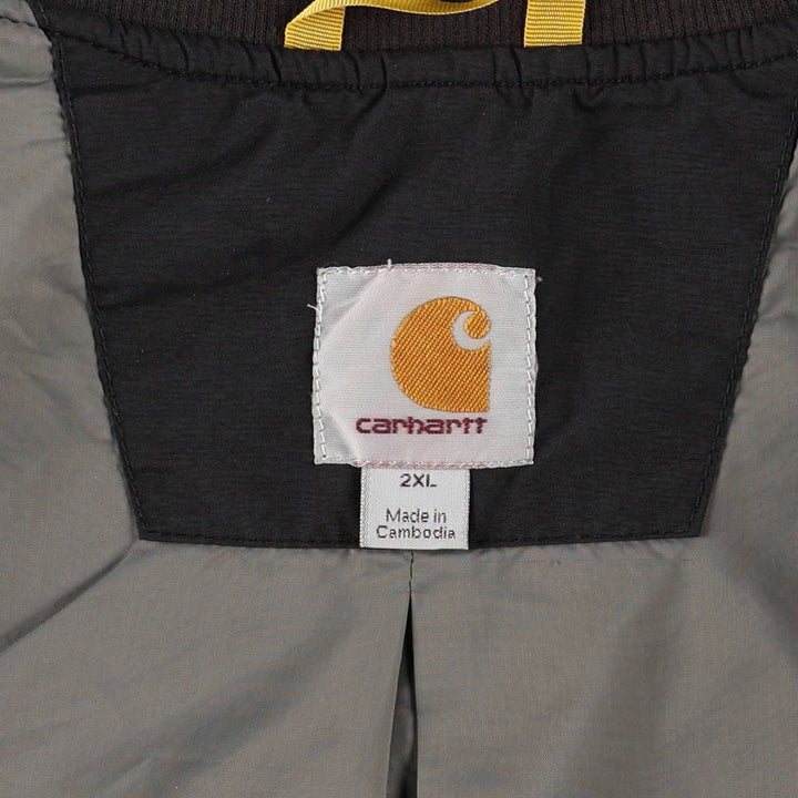 Carhartt Men's XXL Padded Vest Nylon black type Vintage Second Hand